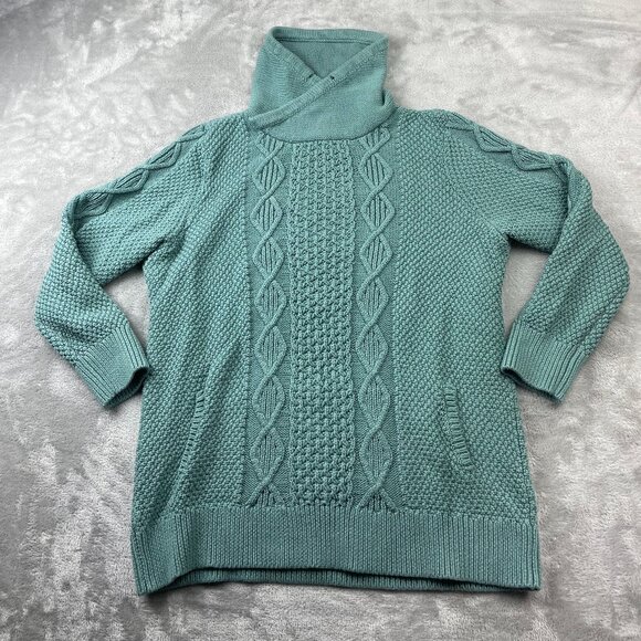 Sweaters - LL Bean Signature Long Sleeve Pull Over Cardigan Women's Size XL